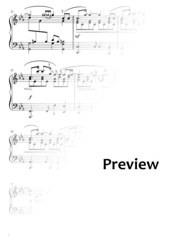 Skyfall - piano solo - Image 2