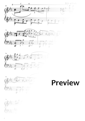 Skyfall - piano solo - Image 6
